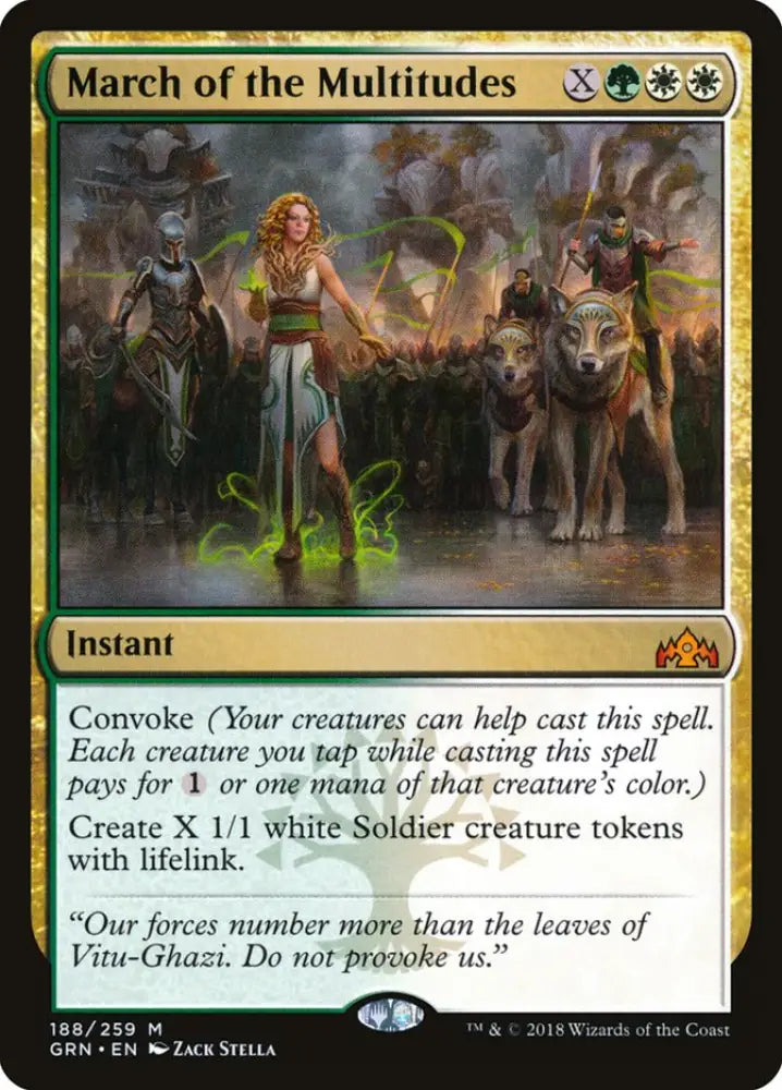 March of the Multitudes [Guilds of Ravnica] - MTG Single