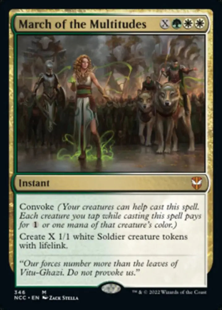 March of the Multitudes [Streets of New Capenna Commander] - MTG Single