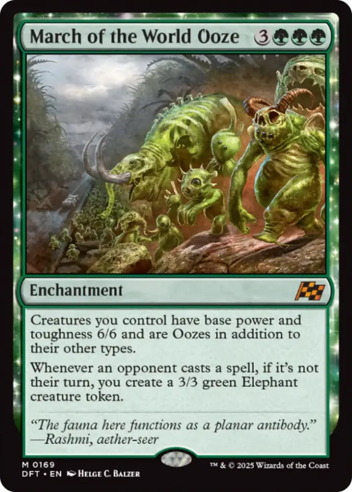 March of the World Ooze [Aetherdrift] - MTG Single