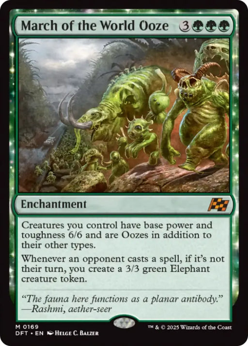 March of the World Ooze [Aetherdrift] - MTG Single