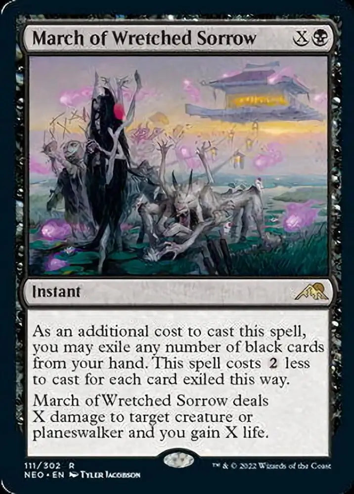 March of Wretched Sorrow [Kamigawa: Neon Dynasty] - MTG Single