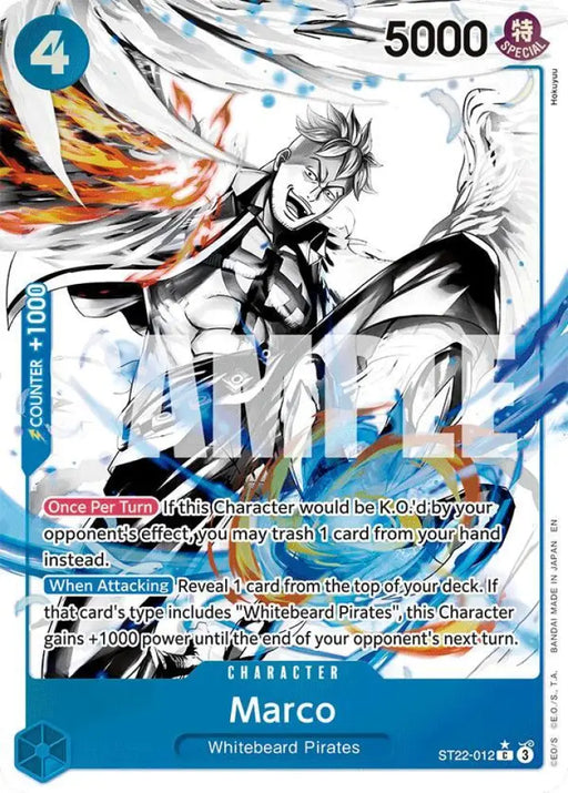 Marco (Parallel) (ST22-012) [Starter Deck 22: Ace & Newgate]