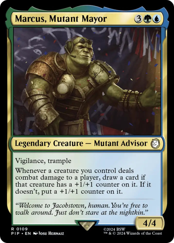 Marcus Mutant Mayor [Fallout] - MTG Single