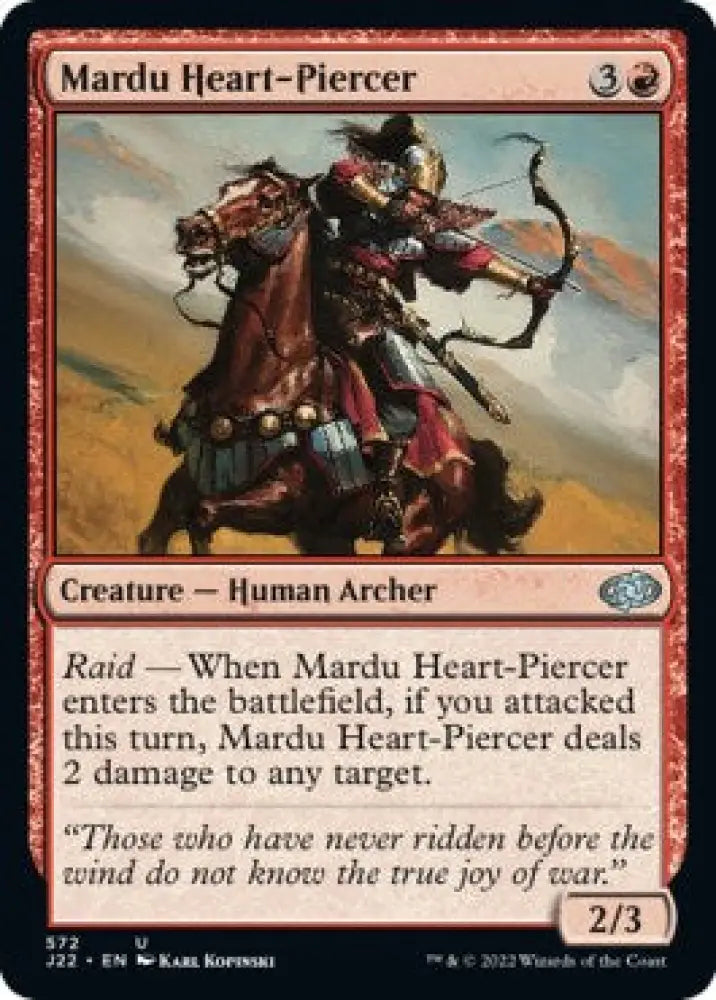 Mardu Heart-Piercer [Jumpstart 2022] - MTG Single
