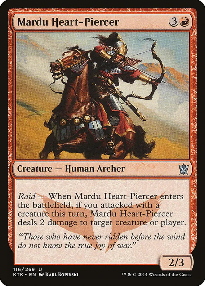 Mardu Heart-Piercer [Khans of Tarkir] - MTG Single