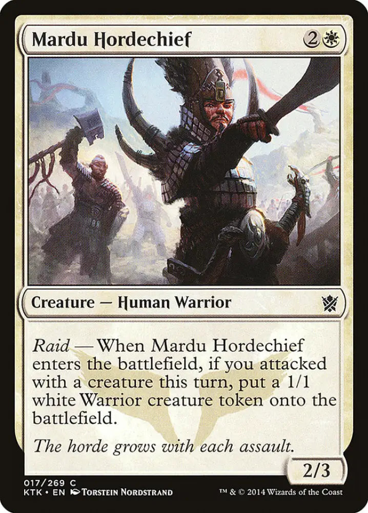 Mardu Hordechief [Khans of Tarkir] - MTG Single