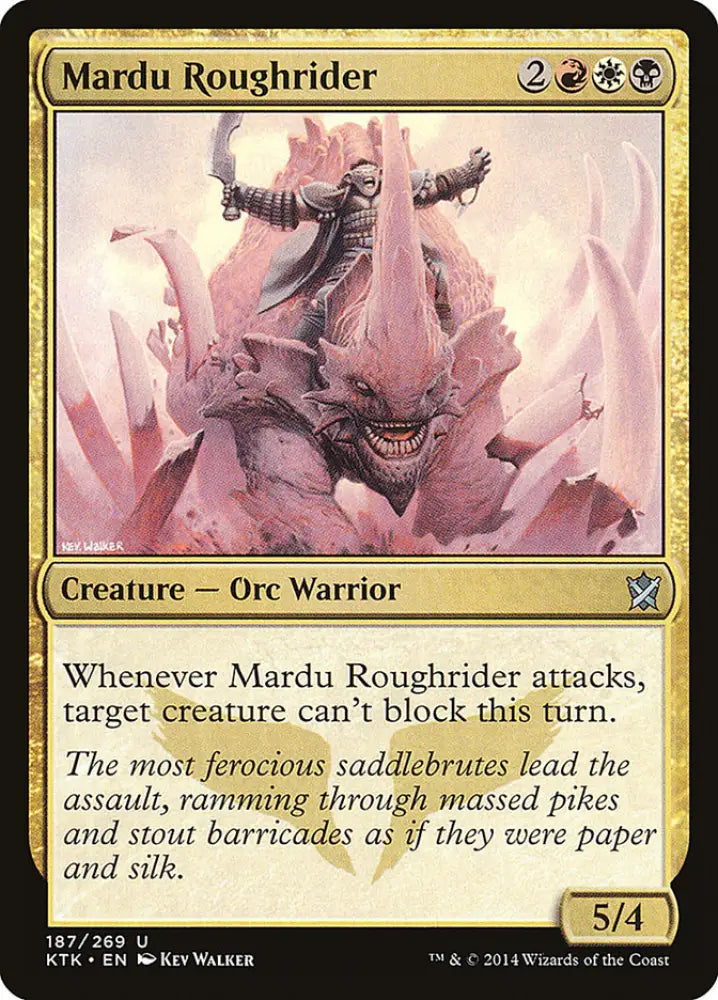 Mardu Roughrider [Khans of Tarkir] - MTG Single