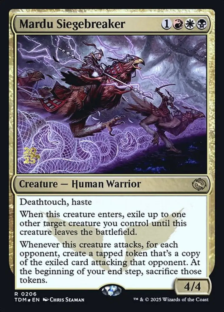 Mardu Siegebreaker (206s) [Tarkir: Dragonstorm Promos]