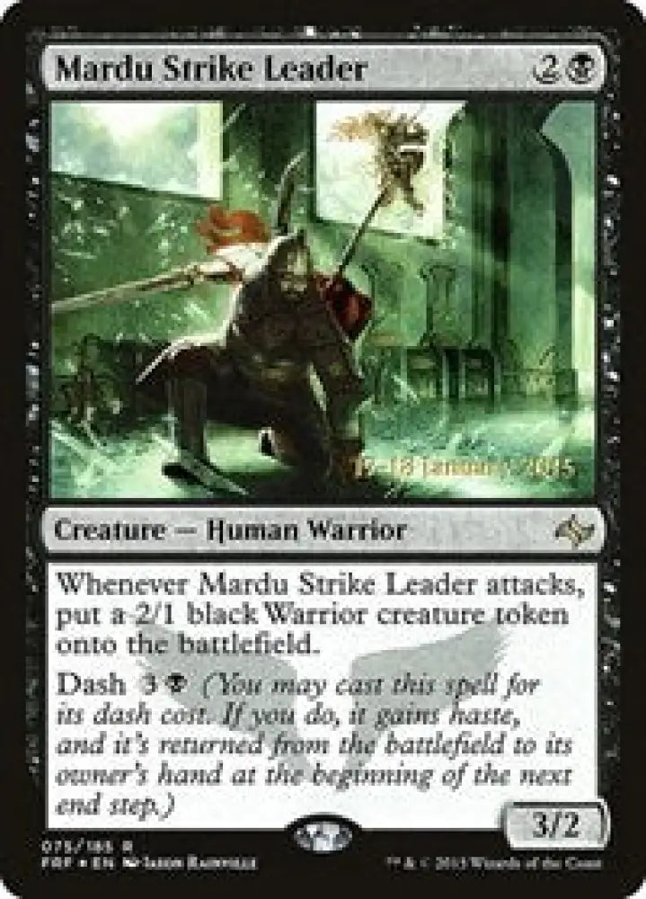 Mardu Strike Leader (75) [Prerelease Cards]
