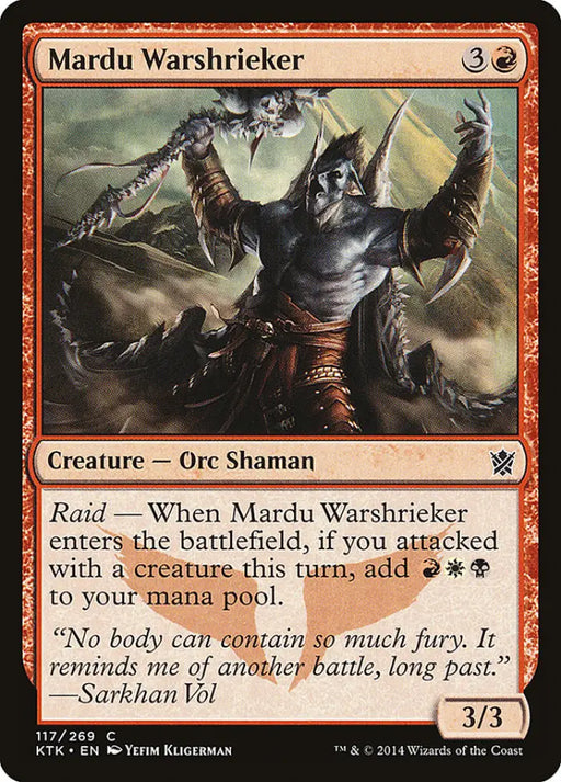 Mardu Warshrieker [Khans of Tarkir] - MTG Single