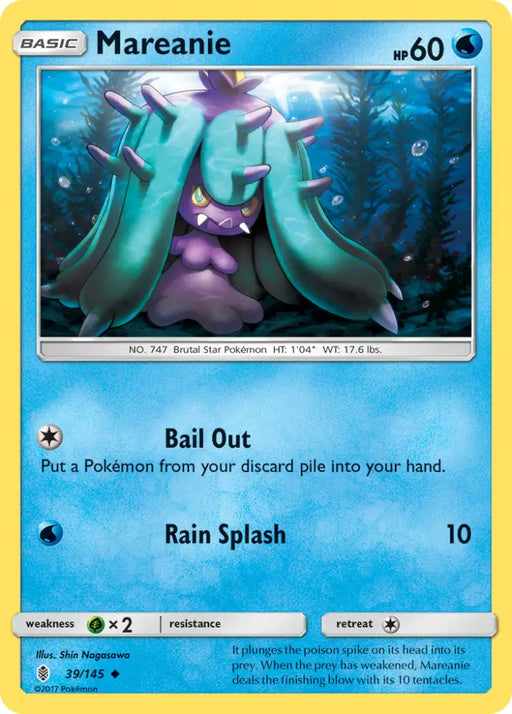 Mareanie (39/145) [Sun & Moon: Guardians Rising] - Pokemon Single