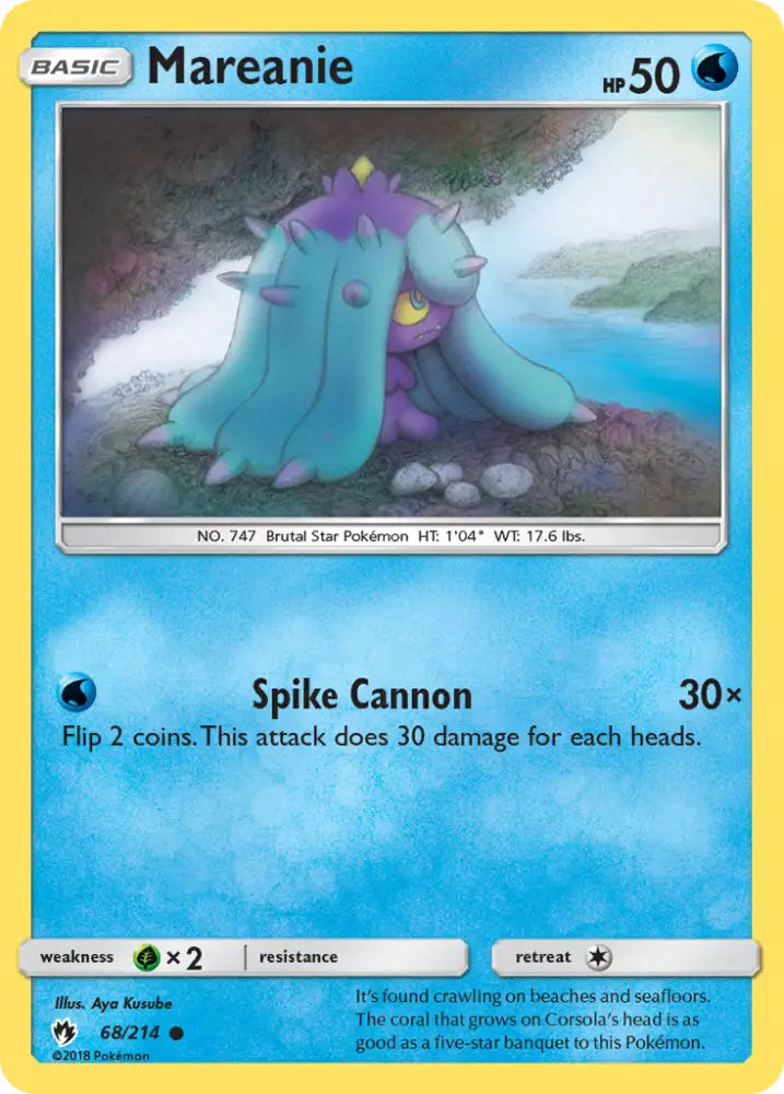 Mareanie (68/214) [Sun & Moon: Lost Thunder] - Pokemon Single