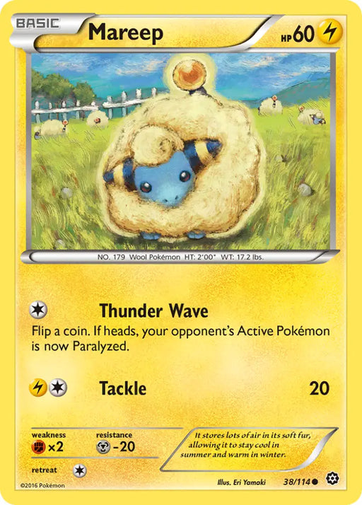 Mareep (38/114) [XY: Steam Siege] - Pokemon Single