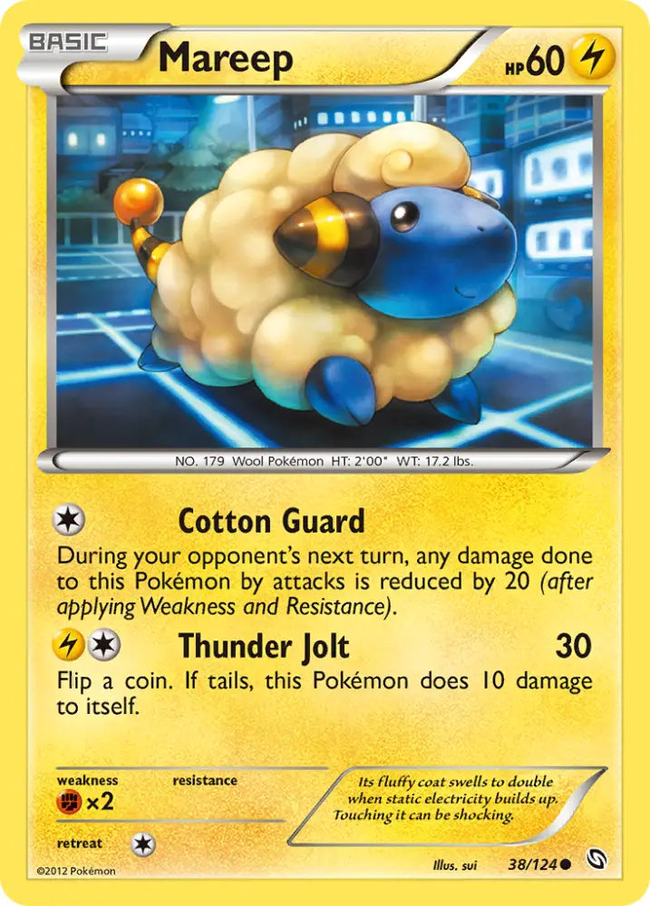 Mareep (38/124) [Black & White: Dragons Exalted] - Pokemon Single