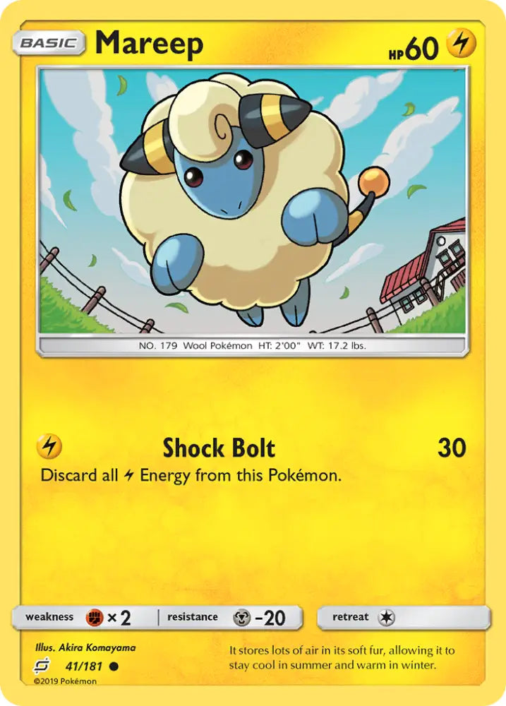 Mareep (41/181) [Sun & Moon: Team Up] - Pokemon Single