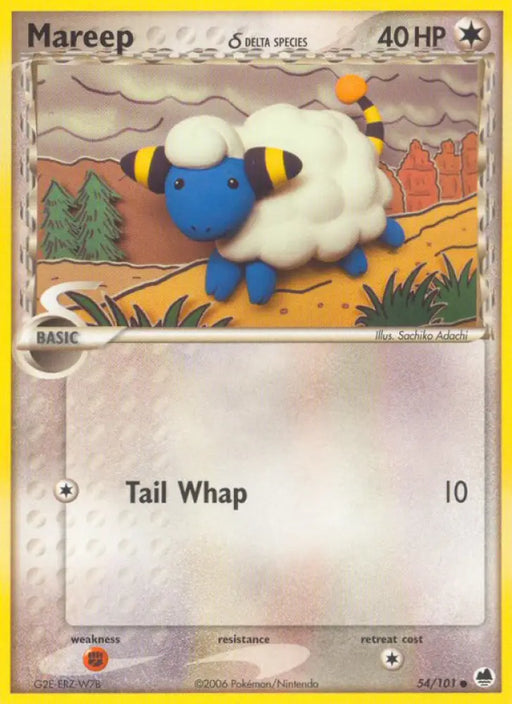 Mareep (54/101) (Delta Species) [EX: Dragon Frontiers] - Pokemon Single