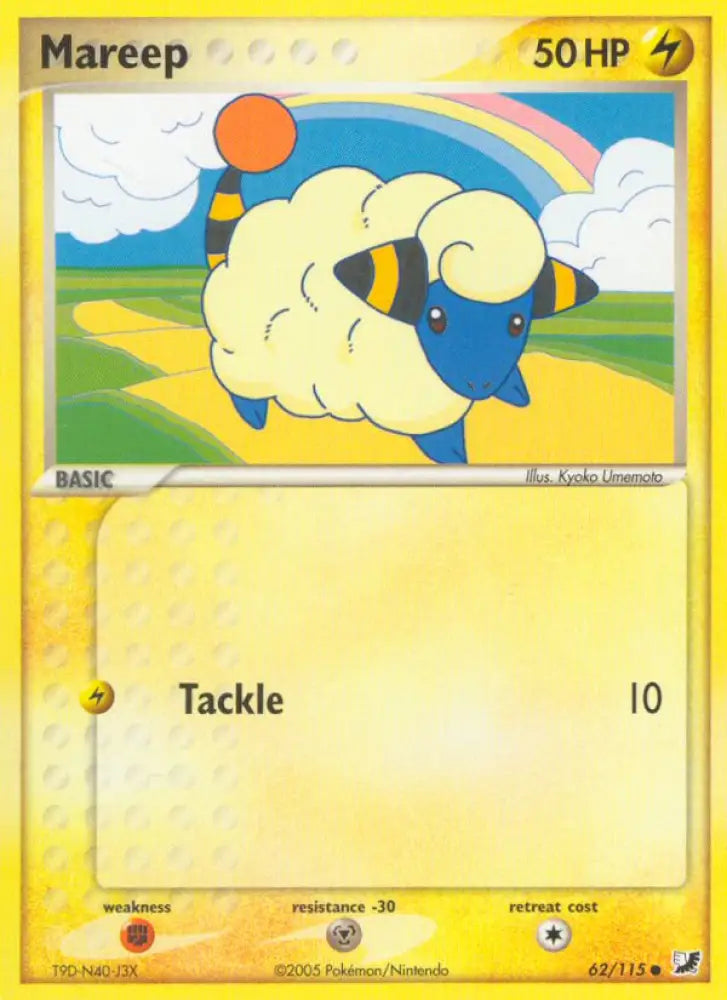 Mareep (62/115) [EX: Unseen Forces] - Pokemon Single