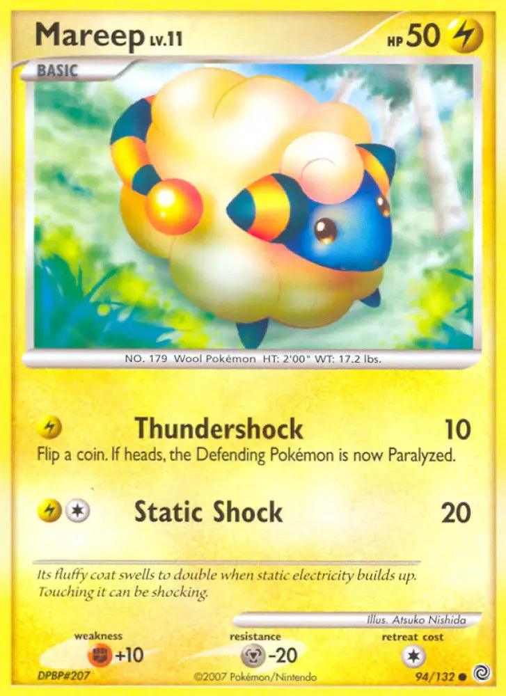 Mareep (94/132) [Diamond & Pearl: Secret Wonders] - Pokemon Single