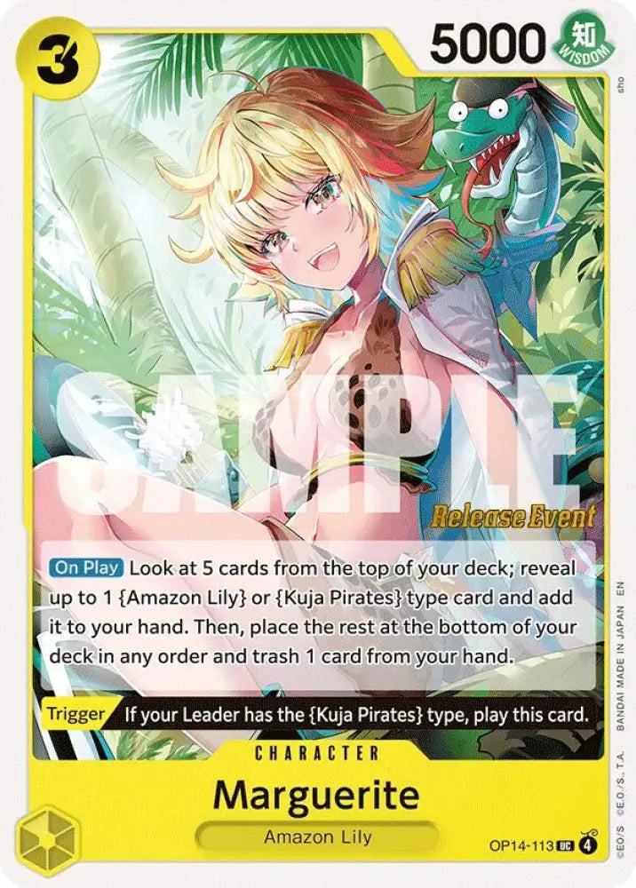 Marguerite (OP14-113) [The Azure Sea's Seven Release Event Cards]