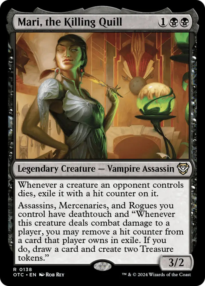 Mari the Killing Quill [Outlaws of Thunder Junction Commander] - MTG Single