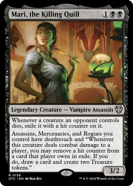 Mari the Killing Quill [Outlaws of Thunder Junction Commander] - MTG Single