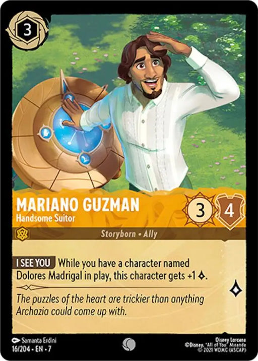 Mariano Guzman - Handsome Suitor (16/204) [Archazia’s Island] - Lorcana Single