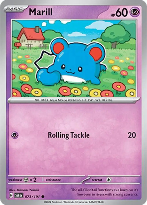 Marill (073/191) [Scarlet & Violet: Surging Sparks] - Pokemon Single