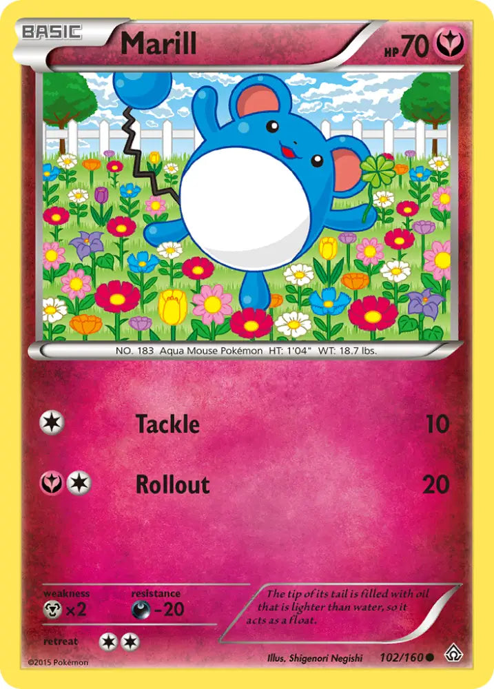 Marill (102/160) [XY: Primal Clash] - Pokemon Single