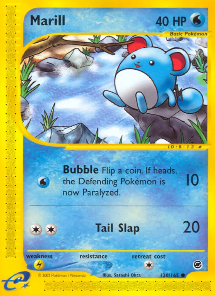Marill (120/165) [Expedition: Base Set] - Pokemon Single