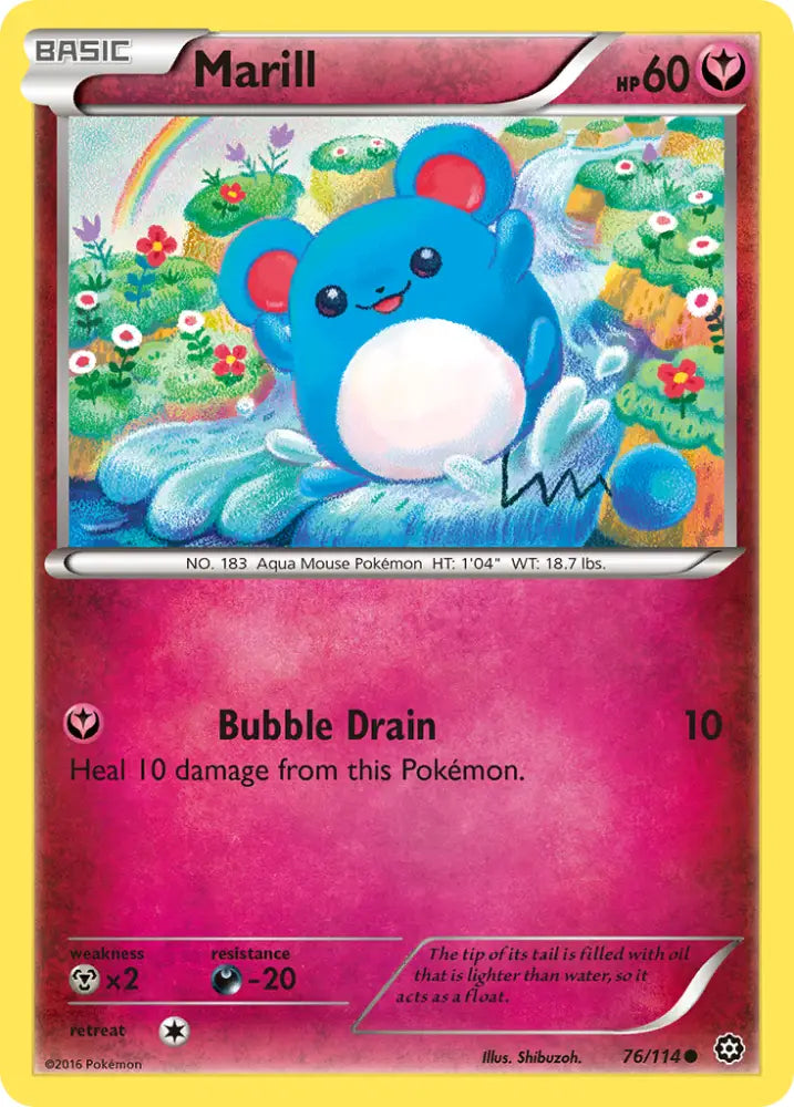 Marill (76/114) [XY: Steam Siege] - Pokemon Single