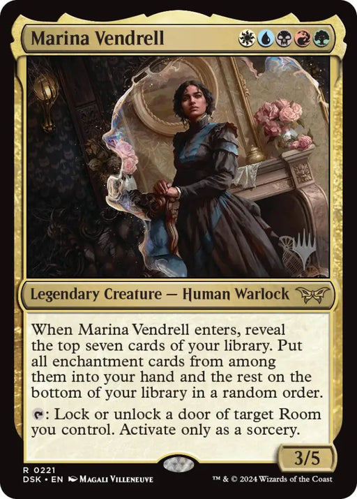 Marina Vendrell (Promo Pack) [Duskmourn: House of Horror Promos] - MTG Single