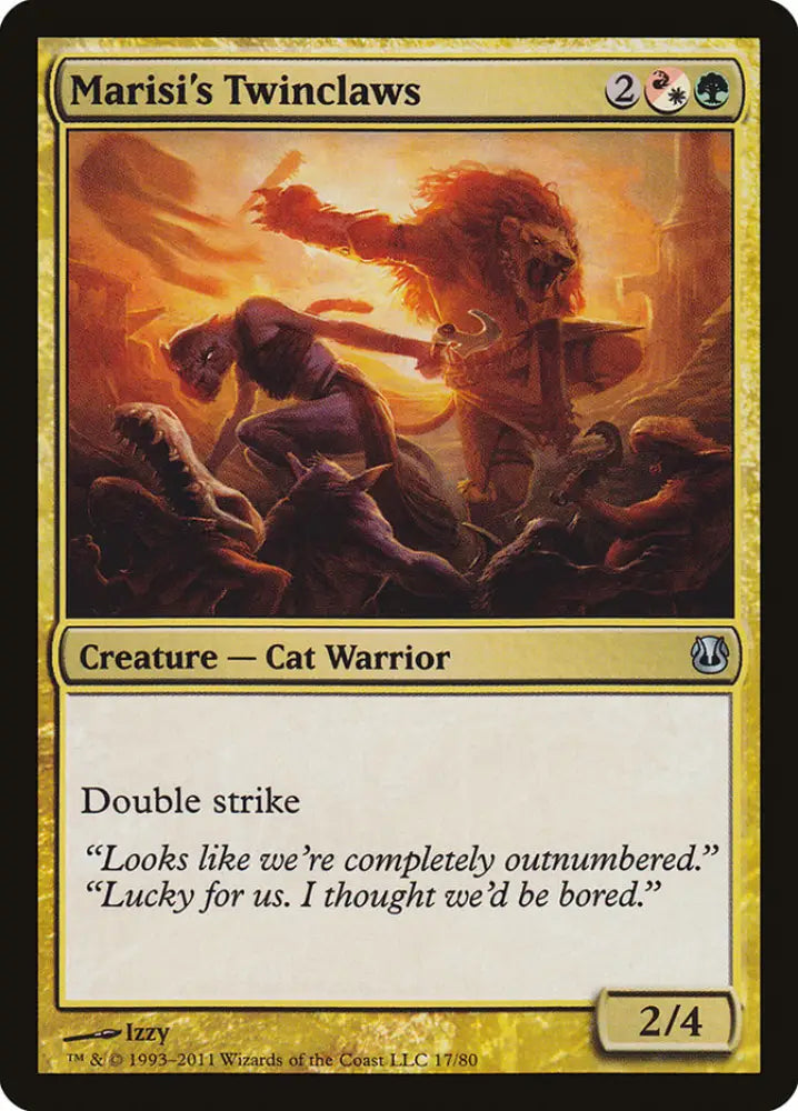 Marisi’s Twinclaws [Duel Decks: Ajani vs. Nicol Bolas] - MTG Single