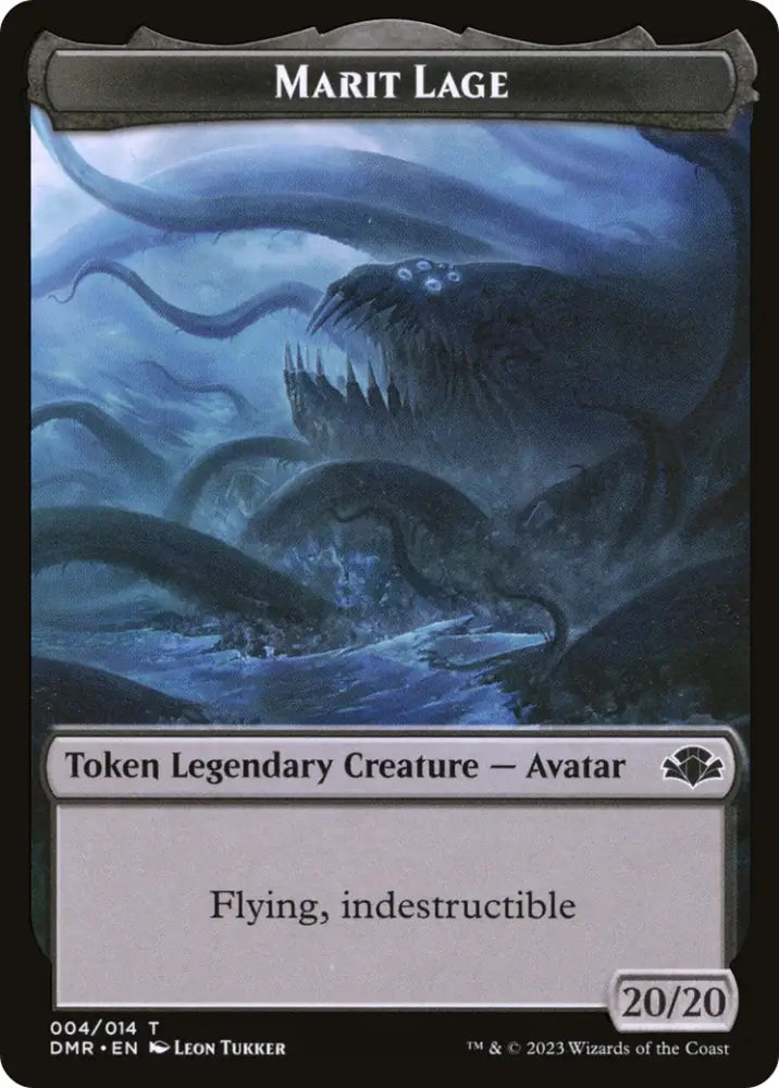 Marit Lage Token [Dominaria Remastered Tokens] - MTG Single