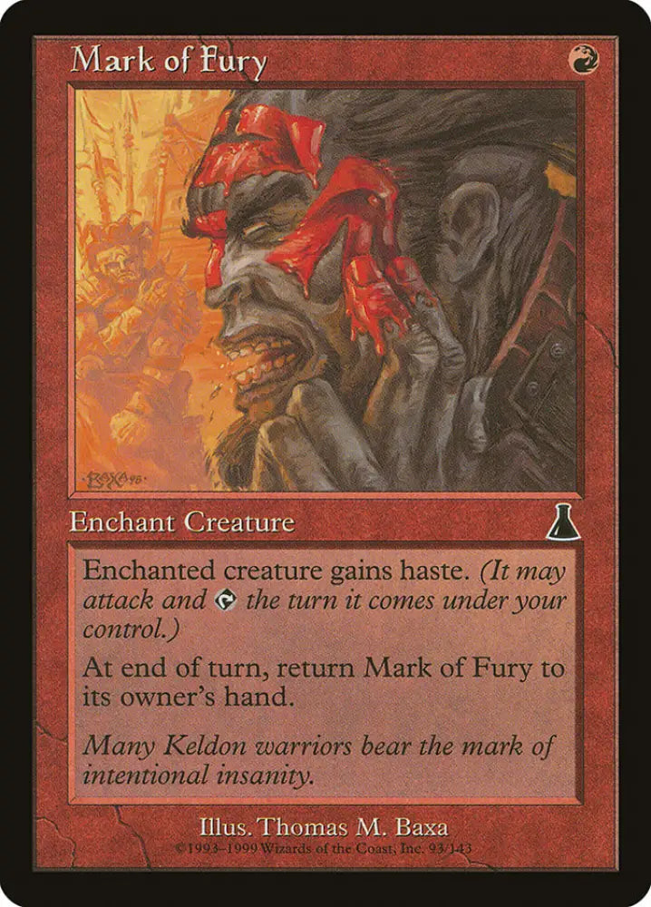 Mark of Fury [Urza’s Destiny] - MTG Single