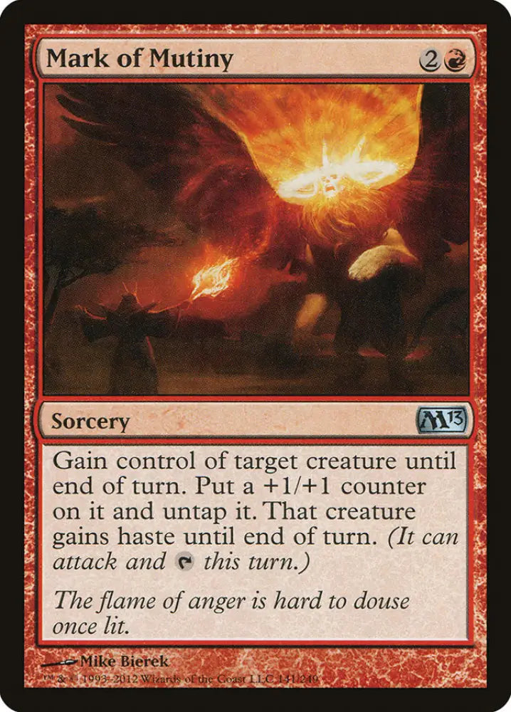 Mark of Mutiny [Magic 2013] - MTG Single