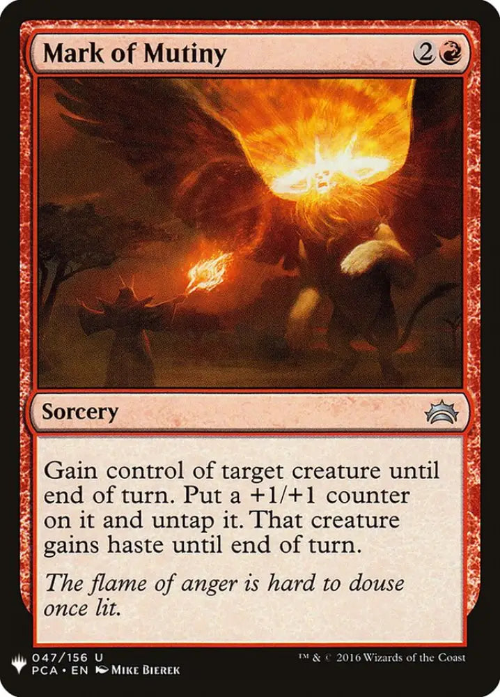 Mark of Mutiny [Mystery Booster] - MTG Single