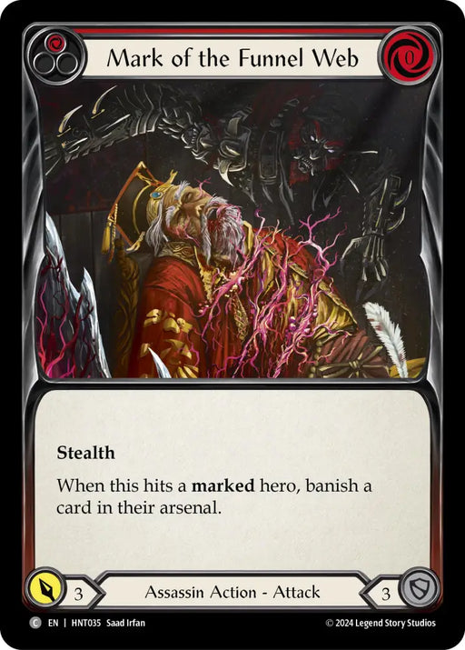 Mark of the Funnel Web (Red) [The Hunted] - Flesh And Blood Single