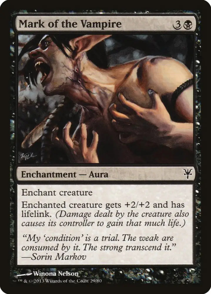 Mark of the Vampire [Duel Decks: Sorin vs. Tibalt] - MTG Single