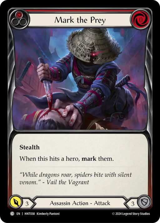 Mark the Prey (Red) [The Hunted] - Flesh And Blood Single