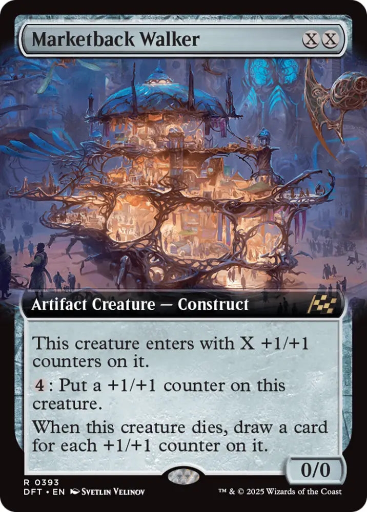 Marketback Walker (Extended Art) [Aetherdrift] - MTG Single