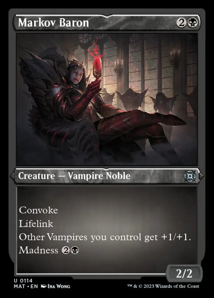 Markov Baron (Foil Etched) [March of the Machine: The Aftermath] - MTG Single