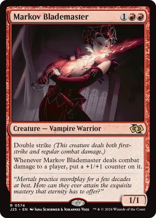 Markov Blademaster [Foundations Jumpstart] - MTG Single