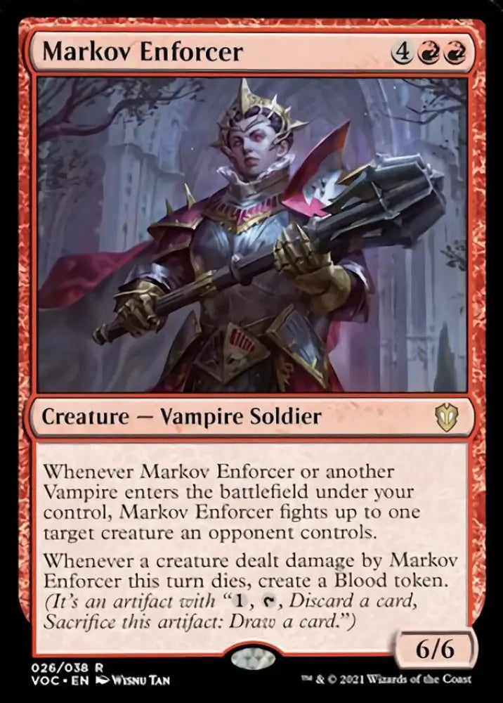 Markov Enforcer [Innistrad: Crimson Vow Commander] - MTG Single