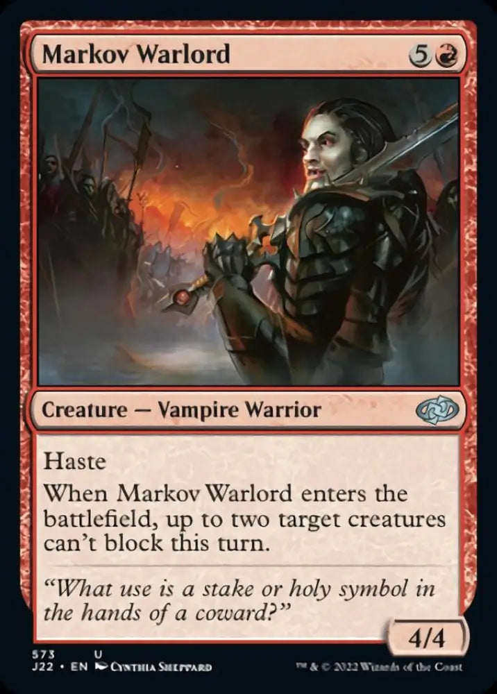 Markov Warlord [Jumpstart 2022] - MTG Single