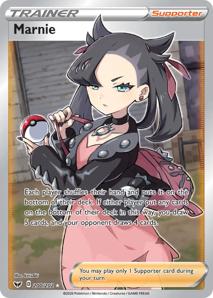Marnie (200/202) [Sword & Shield: Base Set] - Pokemon Single