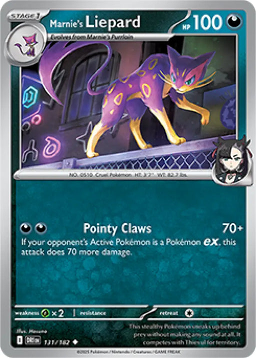 Marnie’s Liepard - 131/182 [SV10: Destined Rivals] - Pokemon Single