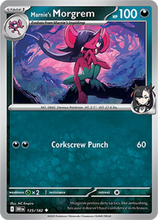 Marnie’s Morgrem - 135/182 [SV10: Destined Rivals] - Pokemon Single