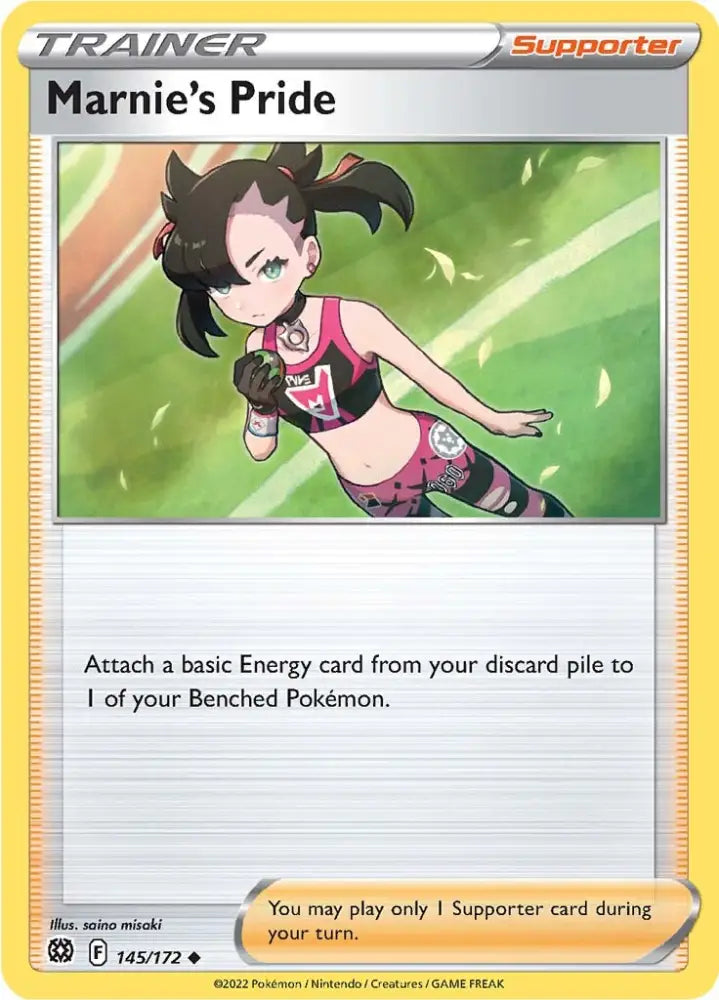 Marnie’s Pride (145/172) [Sword & Shield: Brilliant Stars] - Pokemon Single