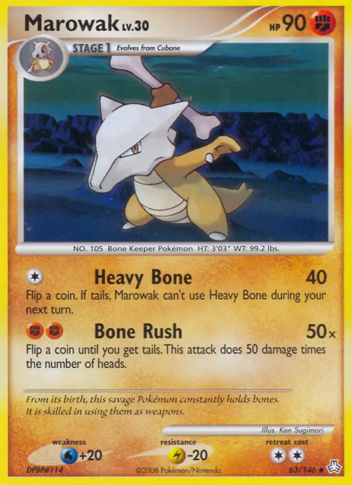 Marowak (63/146) [Diamond & Pearl: Legends Awakened] - Pokemon Single
