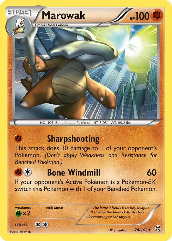 Marowak (78/162) [XY: BREAKthrough] - Pokemon Single